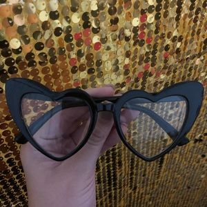 NEW heart shape sunglasses in a cat eye style